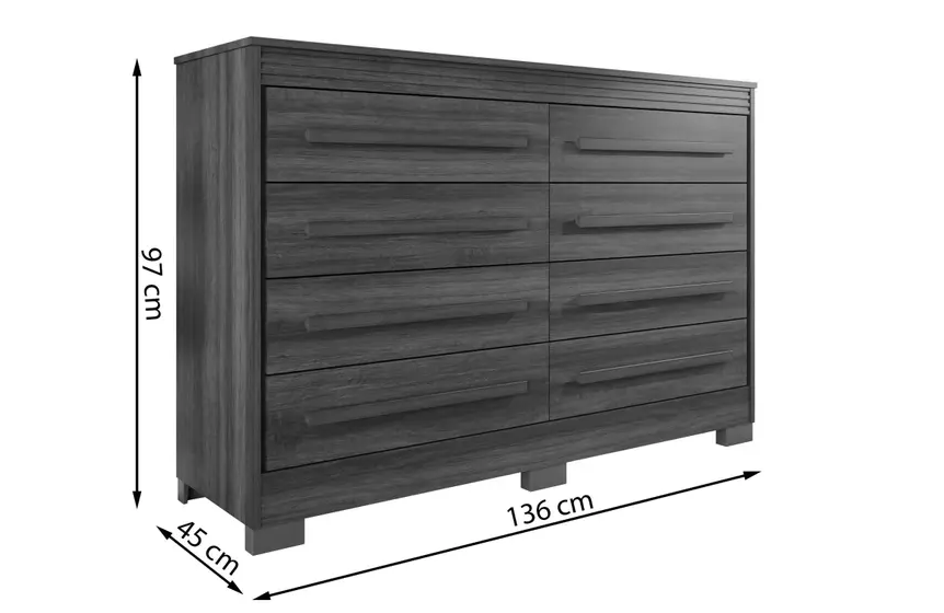 Cômoda Benetil California 8Gav. -Cinamomo - Image 2