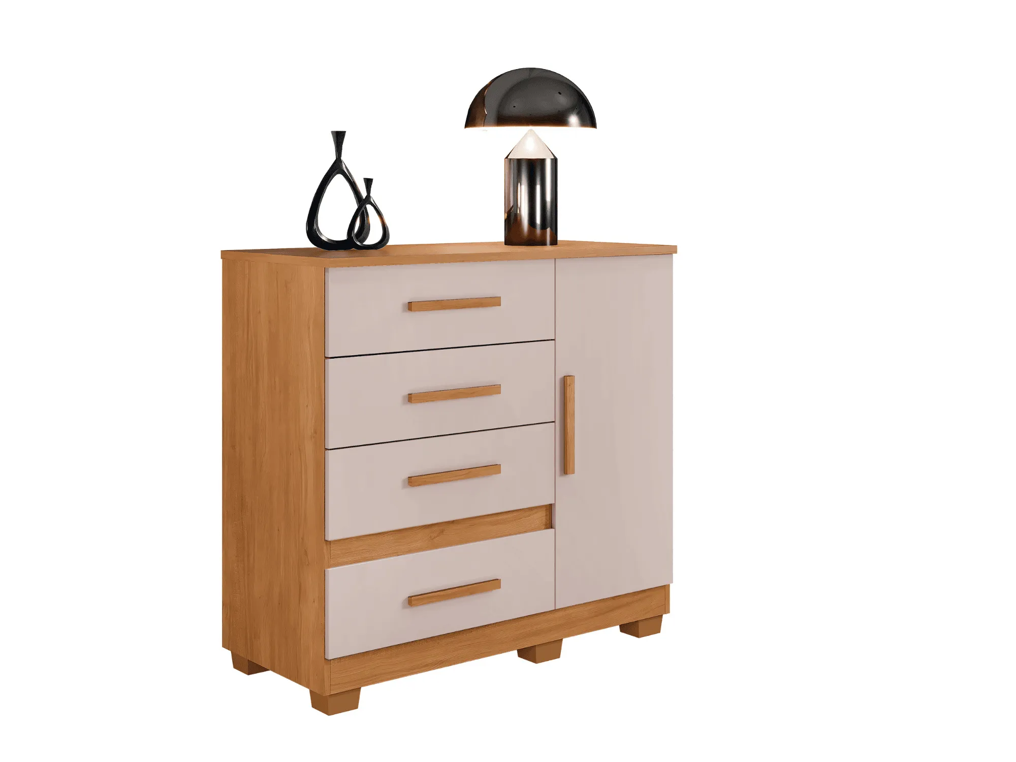 Cômoda Benetil New Florença Ref.0134- Cinamomo Off White Arenas