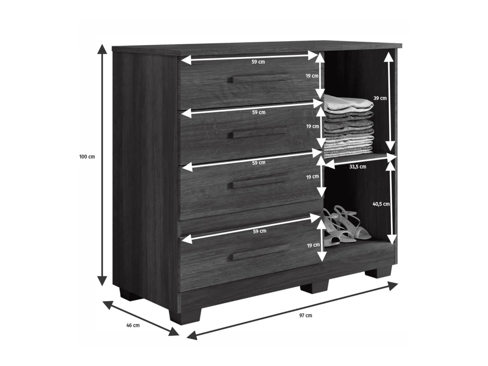 Cômoda Benetil New Florença Ref.0134- Cinamomo Off White Arenas - Image 2