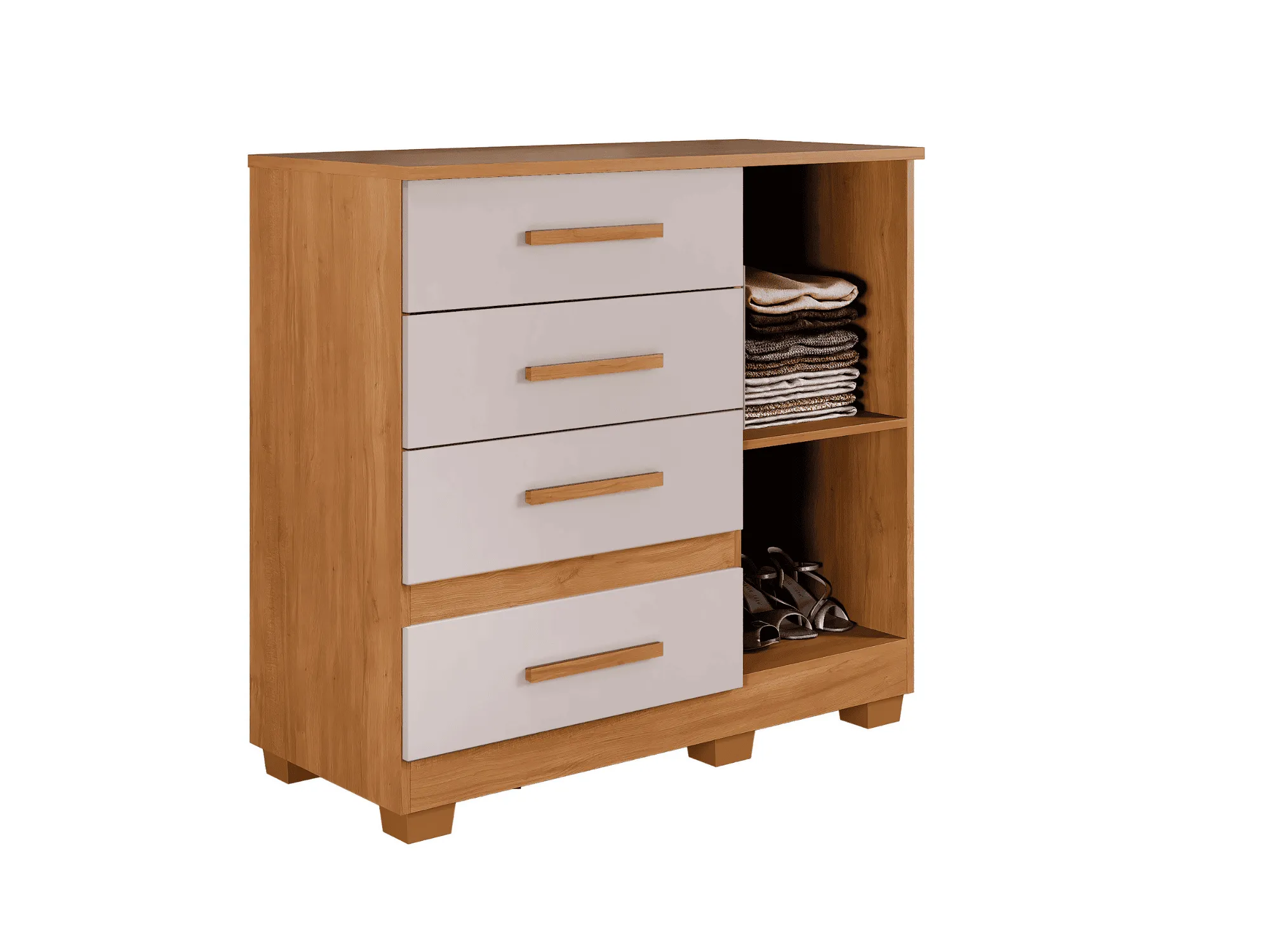 Cômoda Benetil New Florença Ref.0134- Cinamomo Off White Arenas - Image 3