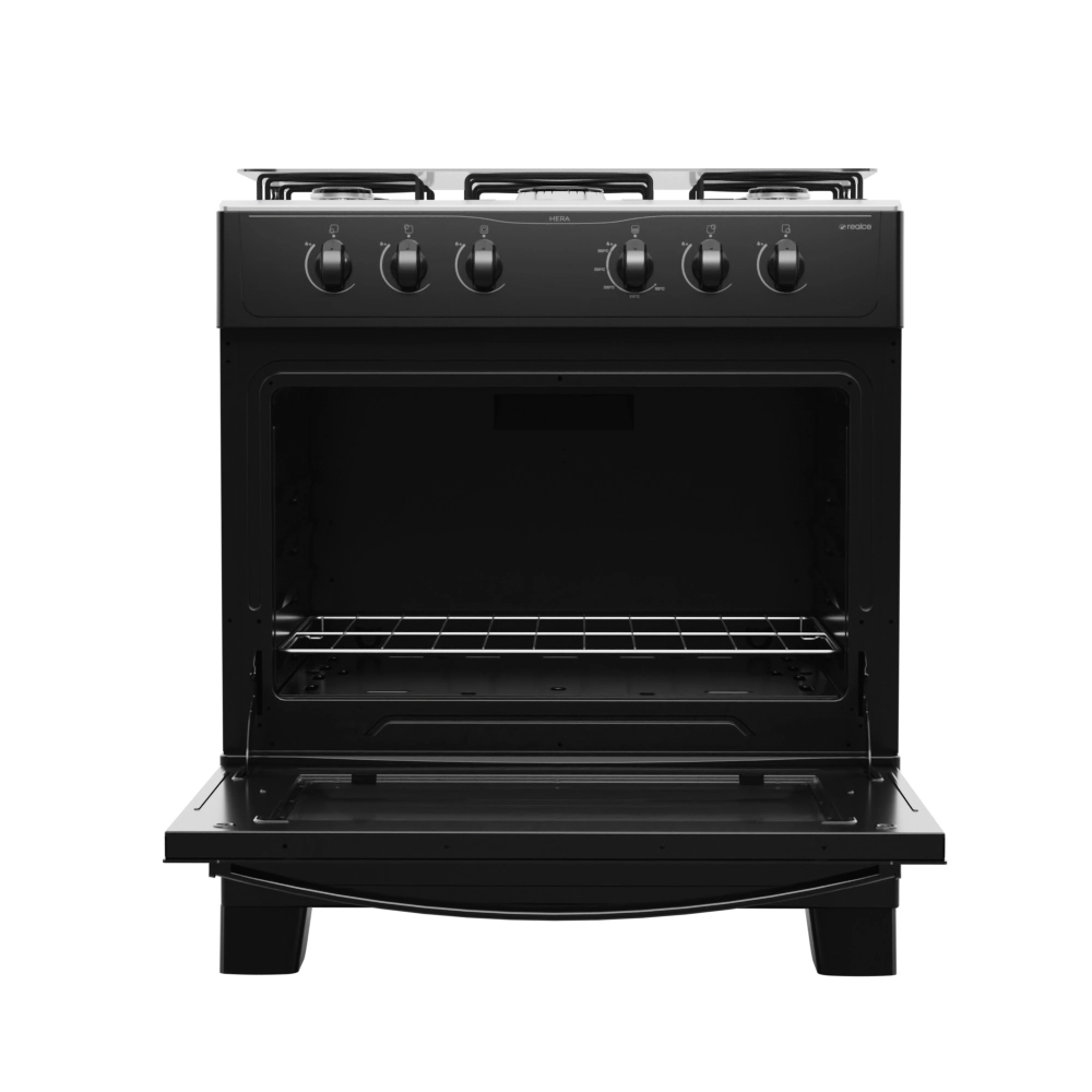 Fogão Realce Hera 5Q - Preto - Image 2
