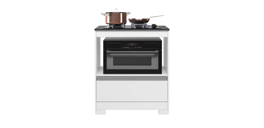 Balcão P/ Cooktop(04 Bocas)Notável NT3110 -Branco
