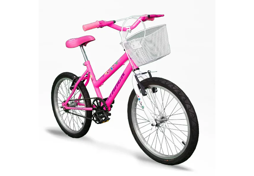Bicicleta TK3 Track Cindy SW Aro 20 S/Marcha -Rosa Fluor - Image 2