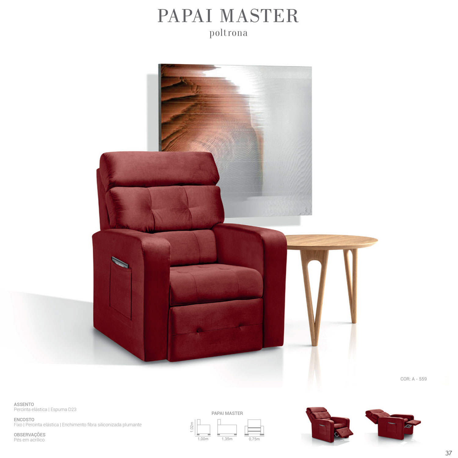 Poltrona do Papai Estofados Leppos Master